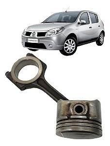 Pistão Com Biela Sandero 1.0 16v 2008 2009 2010 2011 2012