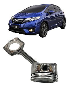 Pistão E Biela Honda Fit 1.5 16v 2015 2016 2017 2018 2019