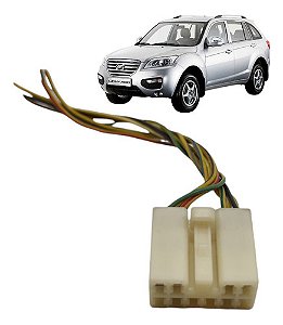 Plug Chicote Botão Retrovisor Elétrico Lifan X60 2013 A 2016