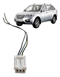 Plug Chicote Conector Comando Luz Painel Lifan X60 2015