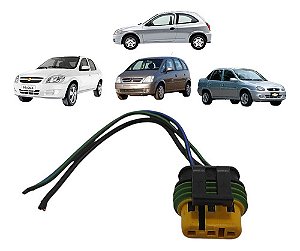Plug Conector Chicote Bobina Ignição Celta Prisma Corsa