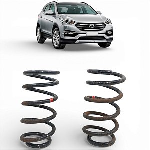 Par Molas Traseira Hyundai Santa Fé 2009 2010 2011 2012