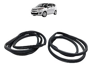 Par Borracha Porta Dianteira Citroen C3 Picasso 2009 A 2016