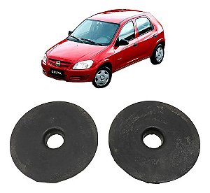 Par Calço Mola Traseira Corsa Celta Prisma Agile Classic
