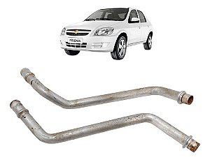 Par Cano Radiador Ar Quente Gm Prisma 1.4 2007 2008 A 2012