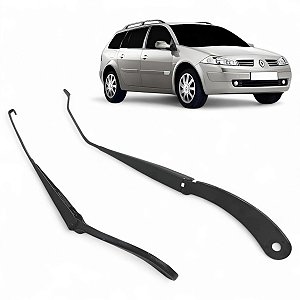 Par De Braço Limpador Parabrisa Renault Megane 2007 A 2012