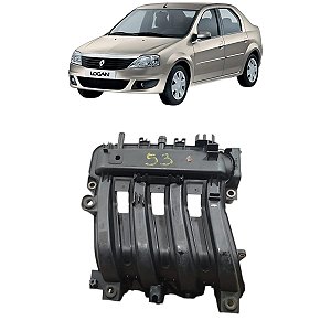 Coletor Admissão Logan Sandero 1.0 16v 2007 2008 2009 A 2013