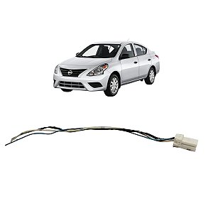 CHICOTE CONECTOR PLUG BOTAO PISCA ALERTA NISSAN VERSA 2015