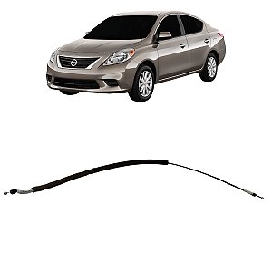 Cabo Maçaneta Externa Porta Dianteira Esqueda Versa 15 A 19 Preto