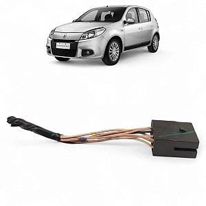 CHICOTE CONECTOR PLUG BOTAO COMANDO RETOVISOR SANDERO 2012