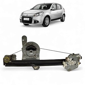 Maquina Vidro Eletrica Traseira Esquerda Sandero 2008 A 2013