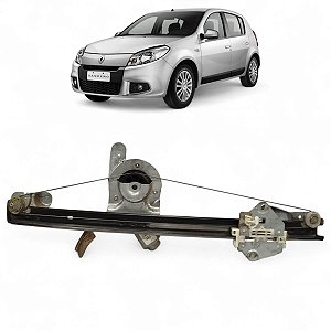 Maquina Vidro Eletrica Dianteira Esquerda Sandero 2008 A 2013