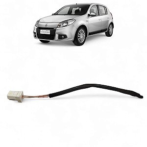 chicote conector plug retrovisor renault sandero 2007 a 2011