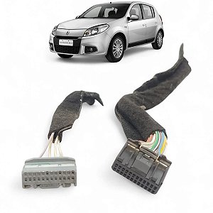 chicote conector plug painel instrumentos sandero 2007 a 2011