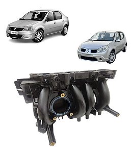 Coletor Admissão Renault Sandero Logan 1.6 8v 2007 A 2014