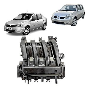 Coletor Admissão Renault Logan Sandero 1.0 2008 2009 A 2014