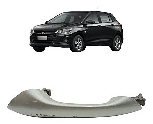 Maçaneta Externa Traseira Esquerda Gm Onix 2020 2021 A 2025 Cinza Traseira