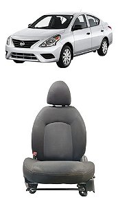 Banco Dianteiro Esquerdo Nissan Versa 2015 2016 2017 A 2019 Preto