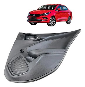 Forro Porta Traseira Direita Fiat Cronos 2018 2019 A 2024 Preto