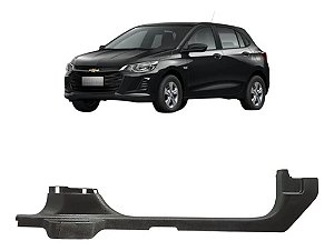 Soleira Interna Porta Dianteira Esquerda Gm Onix 2020 A 2024 Preto