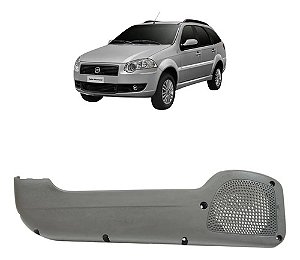 Porta Objeto Dianteiro Esquerdo Palio Weekend 2007 A 2012 Cinza-escuro