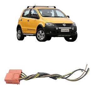 Chicote Conector Plug Botao Farol Milha Crossfox 2008 A 2010