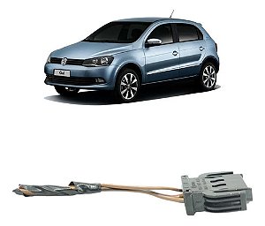 Chicote Conector Plug Luz Interna Teto Gol Voyage 2009 A 16