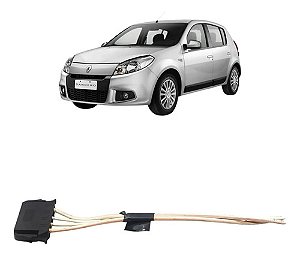 Chicote Conector Plug Resistencia Ar Sandero 2007 A 2014