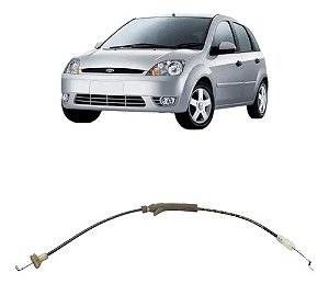 Cabo Maçaneta Interna Porta Traseira Ford Fiesta 2003 A 2012 Preto