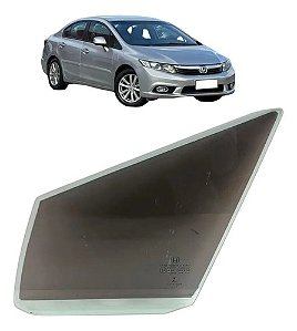 Vídro Fixo Vigia Dianteiro Esquerdo Honda Civic 2012 A 2016