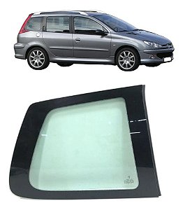 Vidro Fixo Porta Traseira Direita Peugeot 206 Sw 2005 A 2008
