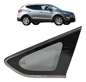 Vidro Fixo Traseiro Direito Hyundai Santa Fé 2014 A 2018