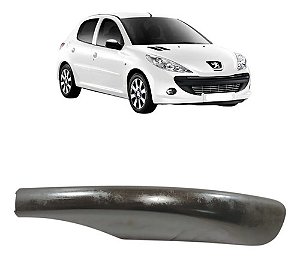 Moldura Dianteiro Direito Rack Teto Peugeot 206 207 2009 Preto