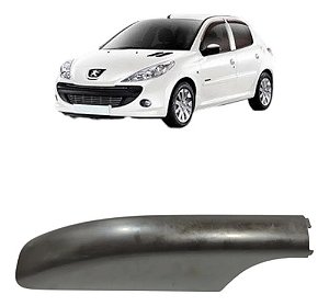 Acabamento Rack Teto Traseiro Direito Peugeot 206 207 2011 Preto