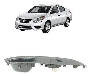 Moldura E Botao Vidro Dianteiro Direito Versa 2015 A 2019