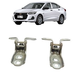 Par Dobradiça Porta Dianteira Esquerda Gm Onix 2020 A 2025