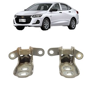 Par Dobradiça Porta Dianteira Direita Gm Onix 2020 A 2025