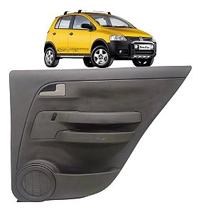 Forro Porta Traseira Direita Crossfox 2004 2005 2006 A 2010 Cinza-escuro