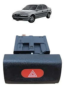 Botão Interruptor Pisca Alerta Gm Vectra 1997 1998 1999 Preto