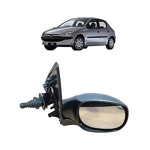 Retrovisor Manual Direito Peugeot 206 2002 Ao 2012 Original
