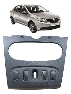 Moldura Central Comando Ar Renault Sandero Logan 2014 A 2019