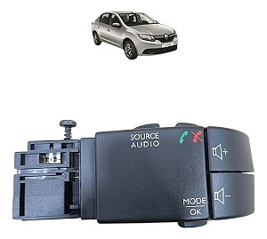Botão Comando Volante Rádio Logan Sandero 2015 2016 A 2019