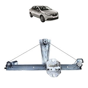 Maquina Vidro Manual Traseiro Direito Logan 2014 2015 A 2019