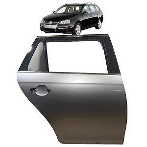 Porta Traseira Direita Jetta Variant 2007 2008 2009 2010 Traseira Direito Prata