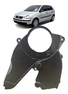 Capa Correia Dentada Vw Polo 1.6 2003 2004 2005 2006 A 2012 Preto