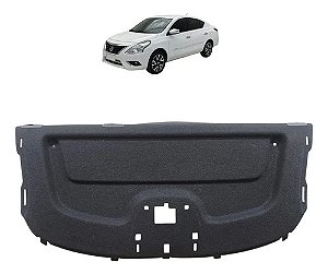 Tampão Bagagito Porta Malas Nissan Versa 2015 2016 A 2019 Preto