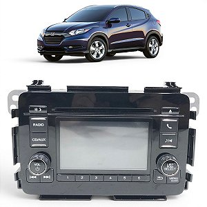 Rádio cd player Multimidia Honda Hrv 2015 2016 2017 2018