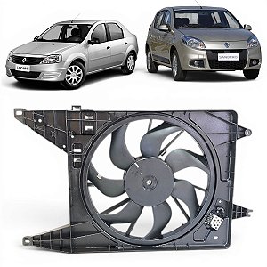 Defletor Eletroventilador Sandero Logan Automatico 2013 a 14