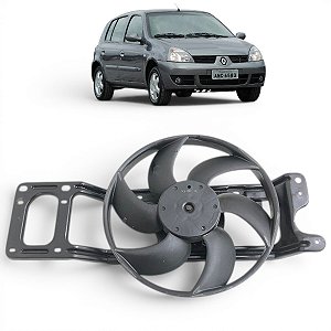 Ventoinha Eletroventilador Clio 1.0 8v Sem Ar 2001 A 2007