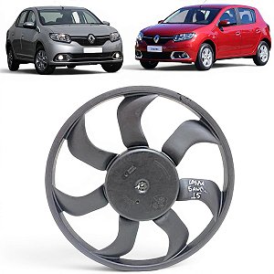 Hélice Ventoinha  Radiador Renault Sandero Logan 2015 A 2019